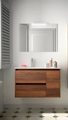 Produktbild von Noja Komplett-Set 850 2 Schubladen - Tür rechts Nussbaum