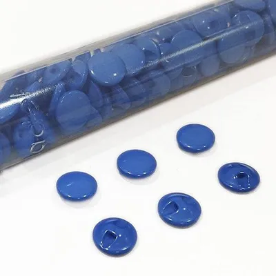 Immagine prodotto di Bottoni in plastica in vari colori e dimensioni, 144 pezzi per confezione, rigidi, a forma di semisfera, per ricamo e lavori manuali, turchese, dimensione 15 mm.