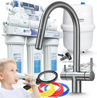 Produktbild von Wasserfilter Ari Ro7 3-Wege Küchenarmatur Grafit