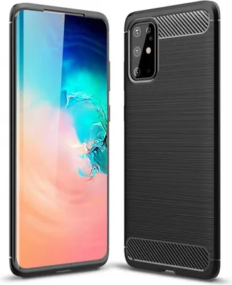 Image de Housse TPU pour Samsung Galaxy S20 Plus Housse de protection pour téléphone portable Aspect carbone Protection Case