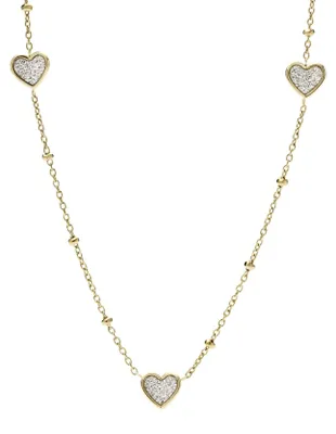 Produktbild von Herzkette Sutton Classic Valentine von Fossil aus Edelstahl, gold
