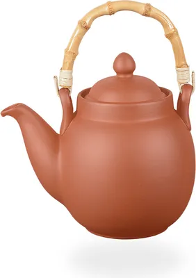Produktbild von Tenno Tonkanne / Teekanne mit Sieb 1,1 liter aus Ton, handgefertigt