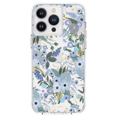 Produktbild von Rifle Paper Clear - Etui iPhone 14 Pro Max (Garten Party Blau)