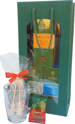 Produktbild von Geschenkset "Classic" mit Deluxe Tee und Teeglas von EILLES