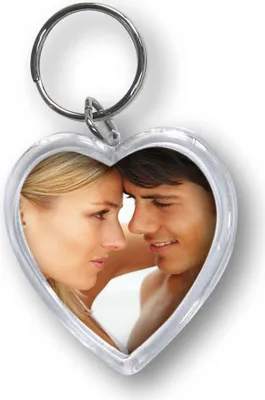 Produktbild von 1x24 ZEP Photo Keychain    4x3,8 Kunststoff Heart          7360PD