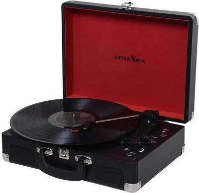Zdjęcie produktu dla ULTRAMEDIA Reflexion HIF1970BT Gramofon USB z napędem bezpośrednim czarno-czerwony