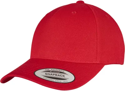 Immagine prodotto di FLEXFIT 5789M | YP Classics 5-Panel Premium Curved Visor Snapback Cap - Colore: Rosso - Taglia: Taglia unica