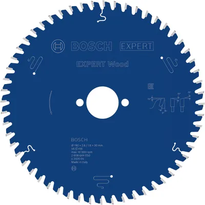 Immagine prodotto di Bosch 2608644050 Bosch Kreissägeblatt EX WO H 190x30-56