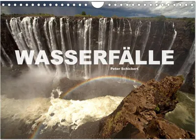 Produktbild von Wasserfälle (Wandkalender 2025 DIN A4 quer), CALVENDO Monatskalender