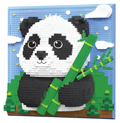 Obrázok produktu pre Sada na stavanie "Panda" - 3D zvieratá - 2064 prvkov