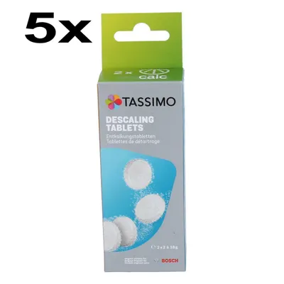 Produktbild von 5x 4Stk Entkalkungstabletten TASSIMO ORIGINAL Bosch Siemens 311909 00311909 Entkalkungstabs Anti Kalk Kapselautomat Kaffeeautomat Kaffeemaschine