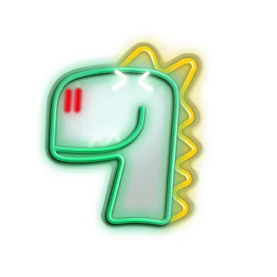 Produktbild von NEON LED USB Jurrasic DINO Dinosaurier Neonlicht Dekoleuchten Neon Schild , LED Leuchtreklame Wanddekoration für kinder Zimmer Wand Party Geschenke Deko