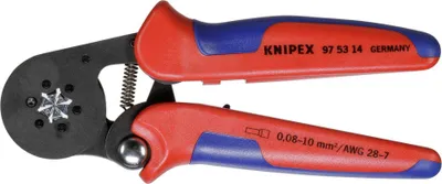 Produktbild von KNIPEX Selbsteinst. Crimpzange für Aderendhülsen