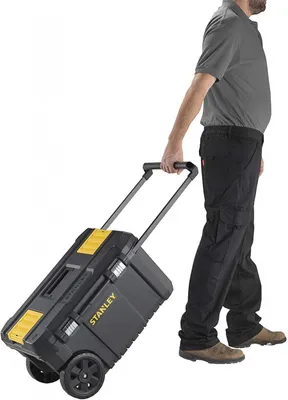 Immagine prodotto di Carrello porta utensili organizer con cassetto e maniglia Essential Stanley STST1-80150