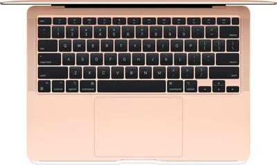 Produktbild von Apple MacBook Air (2020) Gold Touch ID True Tone / M1 / 8 GB / 256 GB / 7 Core Grafik / MGND3D/A, Farbe:Gold