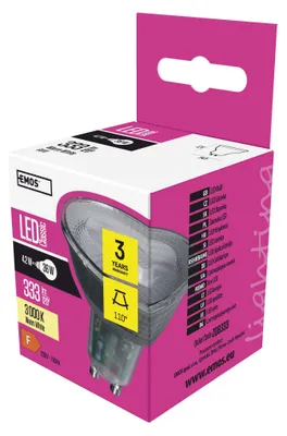LED Lampe Classic MR16 / GU10 / 4,2 W (36 W) / 333 lm / Warmweiß