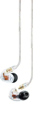 Produktbild von Shure SE425-CL, Kabelgebunden, Bühne/Studio, 20 - 19000 Hz, 30 g, Kopfhörer, Transparent