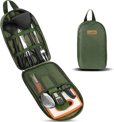 Produktbild von Famanu Campingkochgeschirr Set - Praktisches Outdoor Kochgeschirr