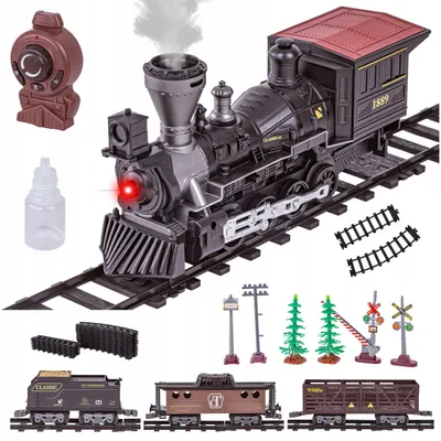 Image de Fenfa 1613E Train Électrique à Vapeur Télécommandé Cargo