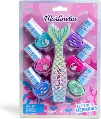 Zdjęcie produktu dla Martinelia Lets Be Mermaids Nail Set, Zestaw do zdobienia paznokci dla dzieci, 3 lat(a)