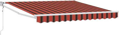 Obrázok produktu pre Markíza Oranžová a hnedá 350 x 250 x 165 cm Polyester
