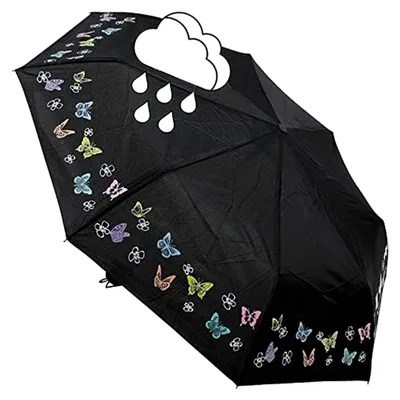 Produktbild von Regenschirm Farbwechsel Schmetterling