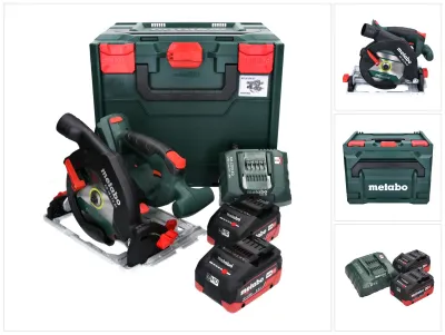Produktbild von Metabo KS 18 LTX 57 Akku Handkreissäge 18 V 165 mm + 2x Akku 5,5 Ah + Ladegerät + metaBOX