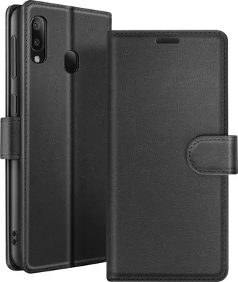 Zdjęcie produktu dla Zanaé, etui na Galaxy A20e z magnetycznym zamknięciem, czarne
