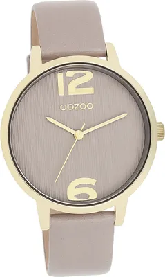 Produktbild von Oozoo Damen Armbanduhr taupe braun Analog Timepieces Lederarmband D2UOC11342