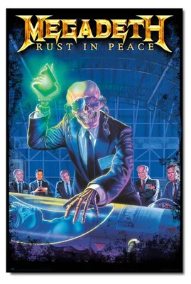 Obrázok produktu pre Plagát kapely Megadeth, album "Rust in Peace"