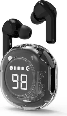 Produktbild von Gembird Transparent TWS In-Ear Kopfhörer in Schwarz