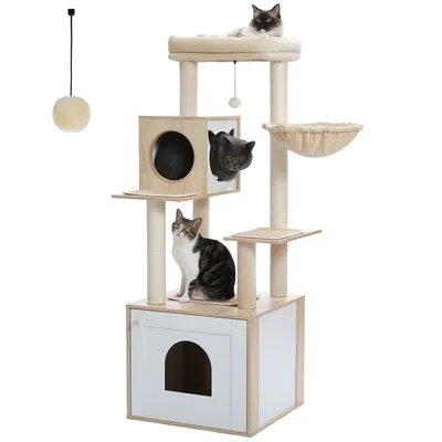 Produktbild von PAWZ Road Moderner Holz Katzenbaum