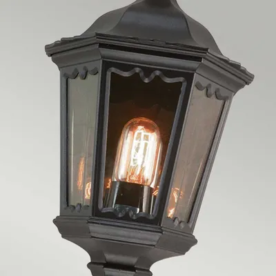 Produktbild von Elstead Medstead Außen-Wandleuchte E27 45cm Schwarz IP43