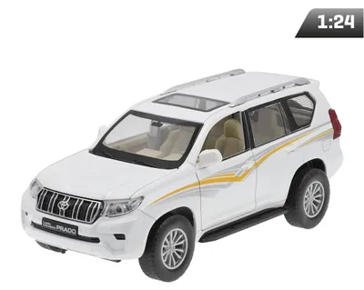 Obrázok produktu pre Toyota Land Cruiser Prado, biela farba - Daffi