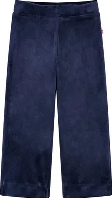 Image de Pantalons pour enfants velours bleu foncé 92