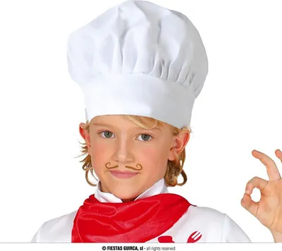 Immagine prodotto di Cappello da cuoco bianco Culinar per bambini