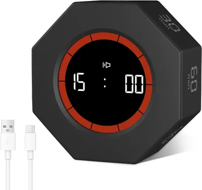 Zdjęcie produktu dla Timer kuchenny minutnik LCD 90 minut alarm dźwiękowy do kuchni nauki spotkań