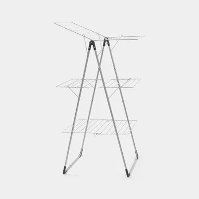 Zdjęcie produktu dla Brabantia 476648, Stojak podłogowy, Czarny, Szary, 850 mm, 670 mm, 1310 mm, 6,17 kg