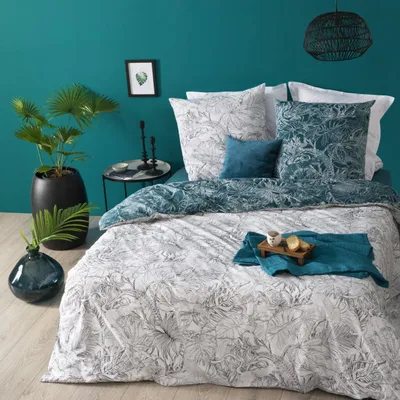 Immagine prodotto di Biancheria da letto "giungla" in cotone 260x240 cm  - Atmosphera créateur d'intérieur