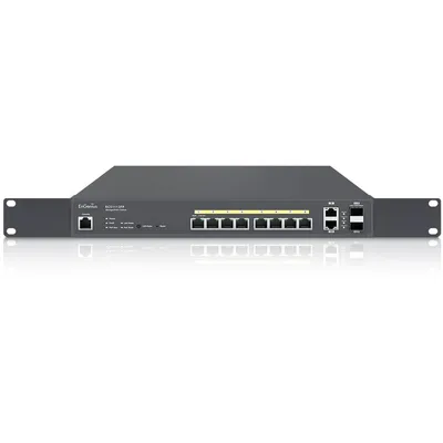 Produktbild von EnGenius ECS1112FP, Managed, L2+, Gigabit Ethernet (10/100/1000), Vollduplex, Power over Ethernet (PoE), Rack-Einbau