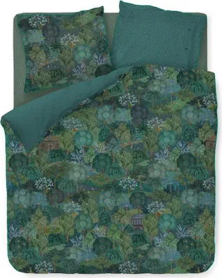 Produktbild von Pip Studio Bettwäsche-Garnitur Jardin de Noche Farbe Dark Blue Größe 200x200+2x80x80