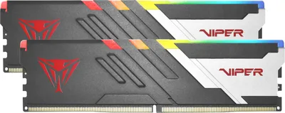 Zdjęcie produktu dla Patriot Memory Viper RGB PVVR532G640C32K, 32 GB, 2 x 16 GB, DDR5, 6400 MHz, 288-pin DIMM