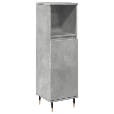 Produktbild von Badschrank Betongrau 30x30x100 cm Holzwerkstoff