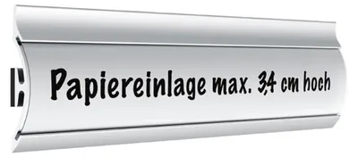 Productafbeelding van Infoleiste, aluminium, 21 cm