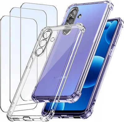 Produktbild von SET Etui für Samsung A56 5G ANTI-SHOCK CLEAR 3 STÜCK GLAS