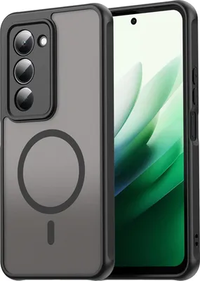 Produktbild von Handyhülle für Xiaomi Redmi 15 Schwarz Matt Case Schutzhülle Kratzfest Passgenau