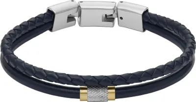 Produktbild von Fossil Armband All Stacked Up aus Leder und Edelstahl