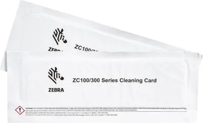 Productafbeelding van Zebra reinigingskaarten-set ZC100/300, 2 stuks