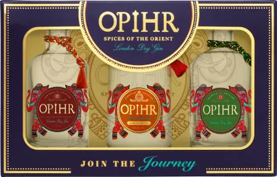 Produktbild von Opihr Gin SPICES OF THE ORIENT London Dry Gin Miniset 43% Vol. 3x0,05l