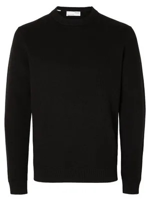 Obrázek produktu pro SELECTED HOMME Pánská svetr s žakárovým vzorem, kulatý výstřih, model NOOS